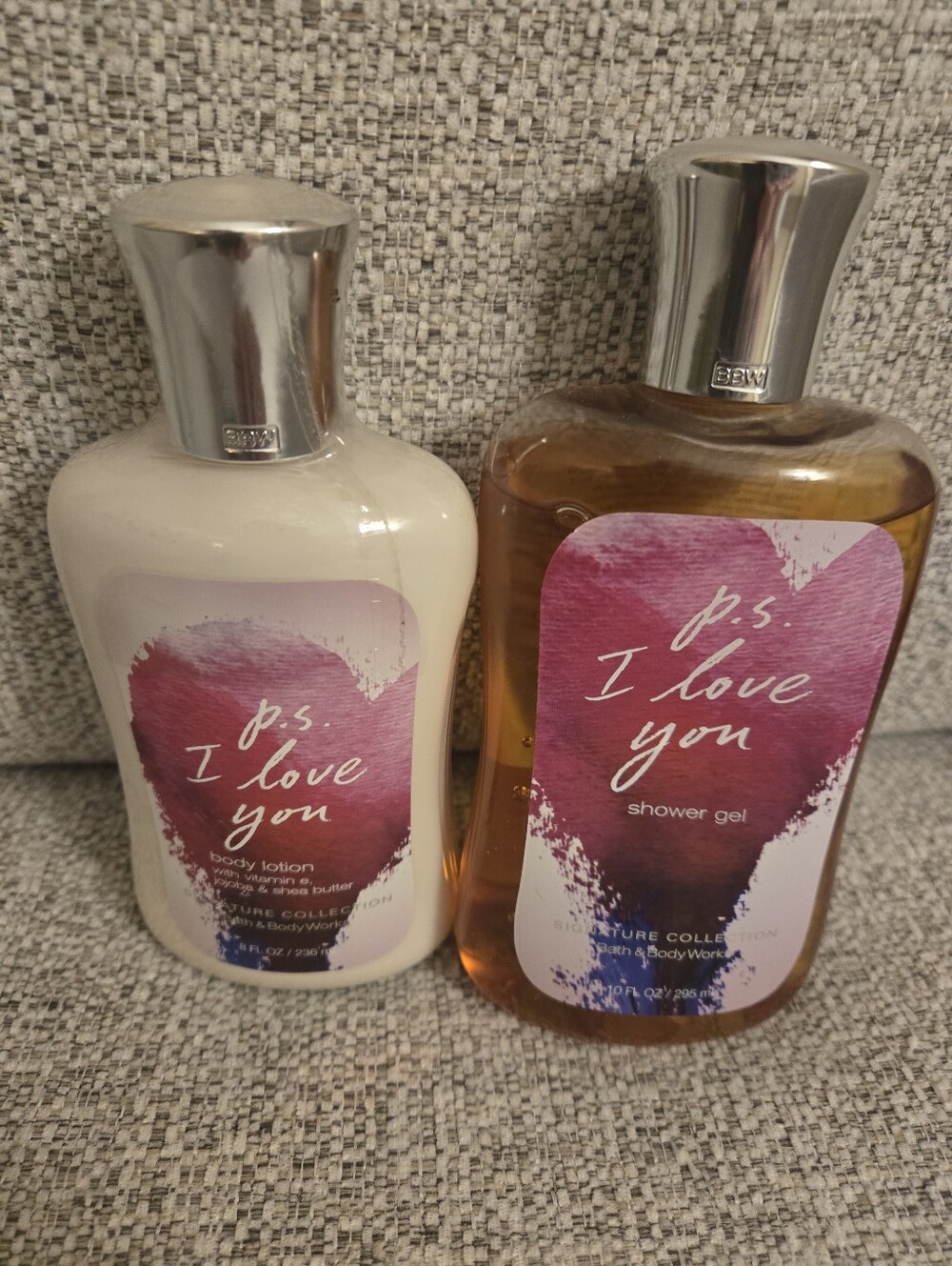 Retired, Bath & Body Works P.S I Love You Body Lotion & Shower Gel